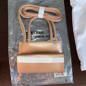 AUTHENTIC Telfar small copper shopping bag. Brand new and never used